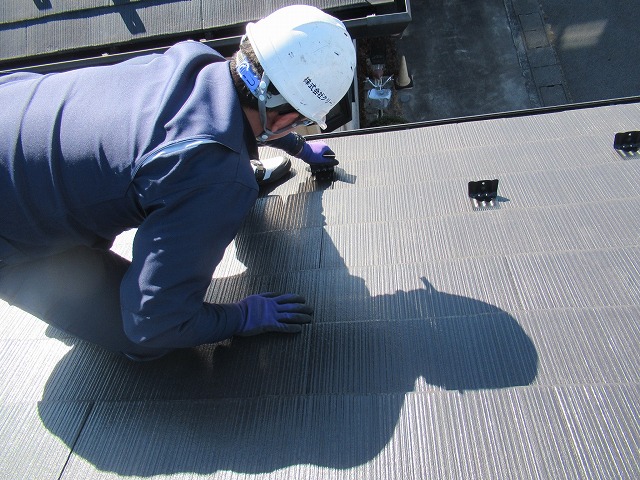 甲府市　雪止め設置